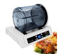 Electric Meat Tumbler Marinator with Auto Shut Off and Free Meat Tenderizer for Chicken, Burger, and Bacon - Quick 15 Minute Vacuum Marinator
