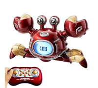 Electric Mechanical Crab Toy Rechargeable Remote Robot 360 ° Rotation For Boys Tool N9B2 Girls Gi Music Dance Robots And