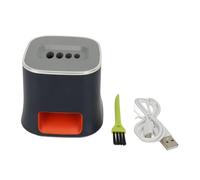 Electric Melon Seed Machine Stainless Steel Electric Melon Seed Cracking Machine Easy To Operate Multifunctional USB Charging Non Slip Design For Home Dorm Parties (Blue)