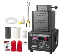 Electric Melting Furnace, 5000W Digital Smelting Furnace, 2kg/3kg Gold Refining Kit for Jewelry Casting