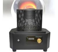 Electric Melting Furnace, Frequency Melting Machine With Crucible And Protective Cover, For Gold, Silver, Copper, Aluminum(6kg)