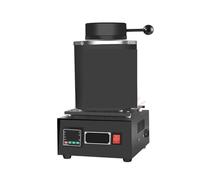 Electric Melting Furnace Machine, High Temperature Melting of Gold Silver Copper Aluminum Melting Furnace Jewelry Making Tool for Metal/Jewelry/Wood/Jade(3kg Black)