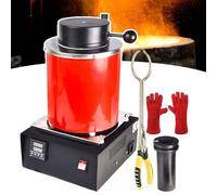 Electric Melting Furnace with Digital PID Temperature Control for Fast Melting of Scrap Gold and Silver - Efficient 40-48 Minute Melting Time