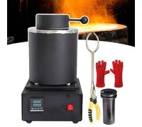 Electric Melting Furnace with Digital PID Temperature Control for Fast Melting of Scrap Gold and Silver - Efficient 40-48 Minute Melting Time