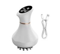 Electric Meridian Brush - 9 Speed Wireless Red Light Massager Portable Scraping Device, Smart Abdominal Tool, Full Body Vibrating | Neck Shoulder Leg Home Fitness Recovery Use Routine Aid