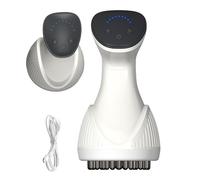 Electric Meridian Massager Brush | 9-Speed Adjustable Wireless Portable Device Intelligent Power Off Safe Massaging System | Red Light Vibration for Joint Belly Neck Shoulder Abdominal Full Body Relax