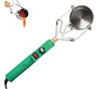 Electric Metal Melting Furnace Kit, Handheld Lead Melting Pot with 150-450℃ Adjustable Temperature, 500g/1000g/1500g Capacity Solder Furnace Melting Metal Crucibles for DIY Crafts(1000g)