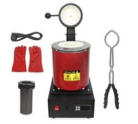 Electric Metal Melting Furnace Kit Melt Copper & Aluminum in 40 50 Minutes 2kg Capacity Includes Crucible Tongs Gloves Ideal for Scrap Metal Recycling