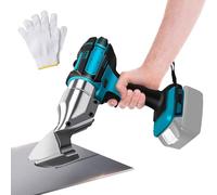 Electric Metal Scissors Compatible with Makita 21V Battery, Cordless Electric Metal Shears with Infinitely Variable Speed, Steel Scissor for Cutting 1mm/2mm Aluminum Iron Sheet Cardboard (No Battery)