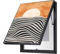 Electric Meter Box Cover, Creative Decorative Removable Cover for Indoor Distribution Boxes, 60 x 80 cm, Stylish Painting Design for Home Decor