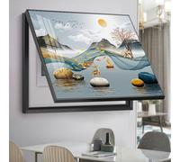 Electric Meter Box Cover, Decorative Painting, Creative Detachable Design for Modern Style, Protect and Enhance Your Home Interior, Easy Installation