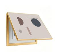Electric Meter Box Cover Decorative,Wall-Mounted Concealed Distribution,Modern Circuit Breaker Decorative Art,Fuse Box Cover,Creative Hanging Circuit Breaker Panel(Gold-G,60cm*80cm(23.6 * 31.5IN))