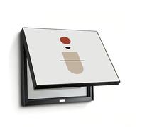 Electric Meter Box Cover Decorative,Wall-Mounted Concealed Distribution,Modern Circuit Breaker Decorative Art,Fuse Box Cover,Creative Hanging Circuit Breaker Panel(Black-B,30cm*40cm(11.8 * 15.8IN))