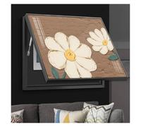Electric Meter Box Cover Detachable Decoration for Bedroom and Office, Wall-Mounted Electrical Panel Protection, 40x30cm