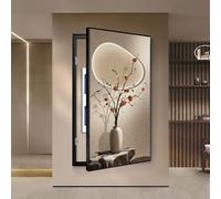 Electric Meter Box Decorative Painting Breaker Box Cover Decorative, Wall Mounted for Breaker Electrical Panel Fuse Switch(Black 2,40 * 80CM/15.7 * 31.5in)