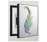 Electric Meter Box Decorative Painting, Breaker Box Decorative Cover Electrical Panel Cover for Indoor Outdoor Breaker Hiding Panels(1,RIGHT-OPEN_35X45CM/13.8X17.7IN)