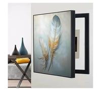 Electric Meter Box Decorative Painting, Breaker Box Decorative Cover Electrical Panel Cover for Indoor Outdoor Breaker Hiding Panels for Living Room(C,23.6inx31.5in/60x80cm)