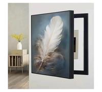Electric Meter Box Decorative Painting, Breaker Box Decorative Cover Electrical Panel Cover for Indoor Outdoor Breaker Hiding Panels for Living Room(I,23.6inx31.5in/60x80cm)