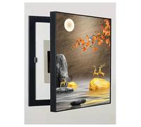 Electric Meter Box Decorative Painting, Hide Distribution Cover Decoration Creative Hanging Picture, Wall Mounted for Breaker Electrical Panel Fuse Switch(Color14,50x60cm/19.7x23.6in)