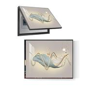 Electric Meter Cover Box - Decorative Wall Art Panel with Rod Supports | Electric Meter Cover Art - Stylish Decorative Panel for Enhancing Home Décor and Hiding Electrical Boxes