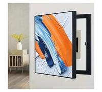 Electric Meter Cover Decorative Painting, Hole-Free Circuit Breaker Shielding Box, Creative Switch Box for Home and Office Decor