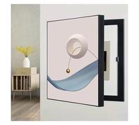 Electric Meter Cover Decorative Painting, Hole-Free Circuit Breaker Shielding Box, Creative Switch Box for Home and Office Decor