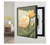 Electric Meter Cover Decorative Painting, Hole-Free Circuit Breaker Shielding Box, Creative Switch Box for Home and Office Decor