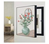 Electric Meter Cover Decorative Painting, Hole-Free Circuit Breaker Shielding Box, Creative Switch Box for Home and Office Decor