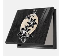 Electric Meter Cover - Modern Decorative Fuse Box Cabinet for Home and Hotels, Creative Indoor Design, 11.60x50cm