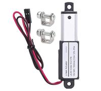 Electric Micro Linear Actuator Mini Motion Actuator 12V Aluminum ABS Durable Sturdy with End Limit Switch Circuit Protection for Agricultural Machinery Medical Equipment (21mm)