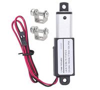Electric Micro Linear Actuator, Mini Motion Actuator with End Limit Switch and Circuit Protection, Aluminum ABS 12V DC for Agricultural Machinery Automation (17.5mm)