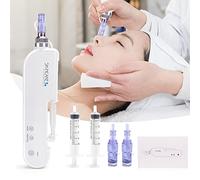 Electric Microneedle Derma Pen Auto Micro Needle Water Light Nano-introduction Injection Pen for Anti-aging Whitening Rejuvenating Acne Skin Moisturize