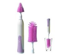 Electric Milk Bottle Brush, Waterproof Baby Bottle Brush Set, Nipple Brush, 360° Cleaning, 1200mah, Milk Bottle Brush, Silicone Bottle Brush for Pregnant Women Retorno