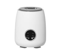 Electric Milk Bottle Shaker 6 Gears Milk Blender for Nursing Traveling Night White