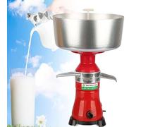 Electric Milk Centrifuge Milk Separator, Electric milk centrifuge separator 80 l/h milk-cream-separator machine, making cream skim milk and cream,A