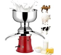 Electric Milk Centrifuge Separator for Cream Butter, Goat Cow Skimmed Milk, Efficient Dairy Processing Equipment