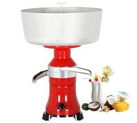 Electric Milk Cream Centrifugal Separator, Milk Cream Separator For Dairy Farm, Cream Centrifugal Separator Machine, Angled Streamlined Nozzle, Concave Deflector Design, For Raw Goat, Cow Milk