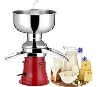 Electric Milk Cream Separator for Fresh Dairy Processing, 50L/H High-Speed with 5L Bowl and 304 Stainless Steel, Ideal for Farm Use