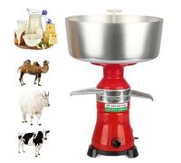 Electric Milk Cream Separator for Goats and Cows, 80L Centrifugal Skimming Machine, Adjustable Speed, Metal Body for Efficient Dairy Processing