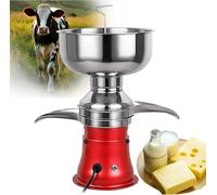 Electric Milk Cream Separator, High Efficiency 50L/h Raw Milk Degreaser for Skimmed Milk and Cream at Home or Dairy Farms, 8L Capacity