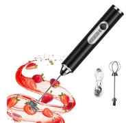 Electric Milk Frother | 3 Levels Electric Blender with Heads - Milk Frother Stick for Kitchen - for Lattes, Egg White, Hot Chocolate, Drinks, Cocoa