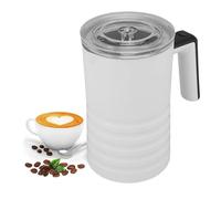 Electric Milk Frother, 4 in 1 Automatic Warm and Cold Foam Maker, 160ml Froth Capacity, Silent Operation Milk Steamer, for Coffee, Latte, Cappuccino, Macchiato, Hot Chocolate (UK Plug 220V)