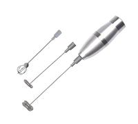 Electric Milk Frother Egg Beater Handheld Foamer Blender,Type A | Stainless steel and ABS plastic,detachable whisk heads,19000RPM,battery operated,low noise,easy clean