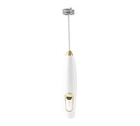Electric Milk Frother Handheld - Battery Powered Drink Mixer, Fast Coffee Frother Whisk | Rechargeable Coffee Frother Foam Maker Tool, Handheld Drink Mixerwith Stainless Steel Stand for Kitchen Home
