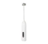 Electric Milk Frother Handheld Egg Beater Foamer Coffee Maker Electric Blender Mixer Mini Portable Blender Kitchen Tool，Compatible for Diwiter(White03)
