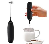 electric milk frother handheld foam maker coffee whisk mixer battery operated whisk latte foam maker cappuccino whisk wand matcha drink whisk flappe foam maker hot chocolate whisk handheld drink mixer