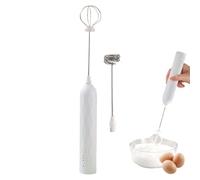 Electric Milk Frother, Rechargeable Coffee Frother, Stainless Steel Hand Whisk, Small Cold Foam Maker, 3x3x28.5 Cm/1.18x1.18x11.22 Inches for Creamy Coffee, Latte, Cappuccino, Hot Chocolate