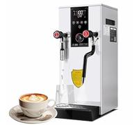 Electric Milk Frother with LCD Display for Coffee and Tea Preparation