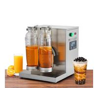 Electric Milk Tea Shaker, 140 W Milkshake Maker, 340 RPM Stainless Steel Double Cup Tea Shaking Machine for Tea, Juice, Coffee, Wine
