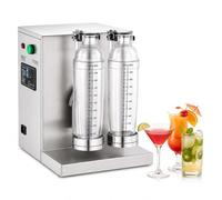 Electric Milk Tea Shaker Machine, 120W Double Head with 0-120s Timer & 2 Cups, Essential for Cafes, Bars, and Takeaway Shops
